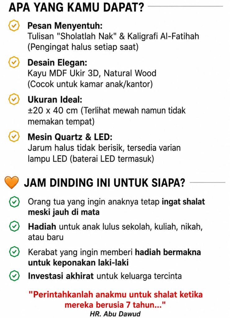 jam dinding islami